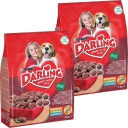  Darling PURINA Darling z pyszną mieszanką wołowiny i kurczaka 2x3kg