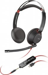 Słuchawki Poly Poly Blackwire 5220 Stereo USB-C Headset +3.5mm Plug +USB-C/A Adapter (Bulk)