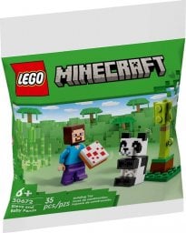  LEGO Minecraft Steve i mała panda (30672)