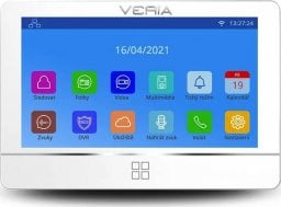  Veria LCD monitor videotelefonu VERIA 8277B série 2-WIRE bílý