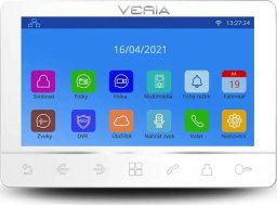  Veria LCD monitor videotelefonu VERIA 8276B série 2-WIRE bílý
