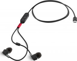 Słuchawki Lenovo Lenovo | Go USB-C ANC In-Ear Headphones (MS Teams) | Built-in microphone | Black | USB Type-C | Wired