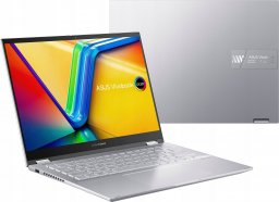 Laptop Asus ASUS Vivobook S 14 Flip OLED TP3402VA-KN108W - i5-1335U | 14"-2,8k | Dotyk | 16GB | 512GB | W11 | srebrny