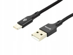 Kabel USB Accura Accura USB 2.0 - USB-C 1.0m czarny