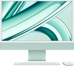 Komputer Apple Apple iMac 24” 4.5K Retina, Apple M3 8C CPU, 10C GPU/8GB/512GB SSD/Green/SWE Apple