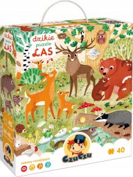 Czuczu Puzzle Dzikie puzzle - Las 40 elementów