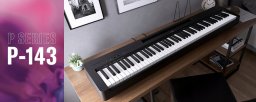 Yamaha Yamaha P-143B - Kompaktowe pianino cyfrowe