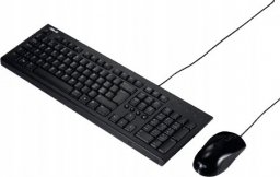 Klawiatura + mysz Asus Asus | Black | U2000 | Keyboard and Mouse Set | Wired | Mouse included | RU | Black | 585 g