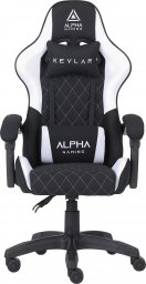Fotel Alpha Gaming Fotel Gamingowy Krzesło Gracza Biurowy Alpha Gaming Kevlar Biały Tkanina Materiał