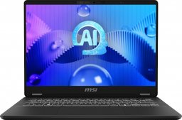 Laptop MSI Prestige 14 AI Evo C1MG-041PL Ultra 5 125H / 16 GB / 1 TB / W11 / 64 GB RAM / 1 TB SSD PCIe / Windows 11 Home  
