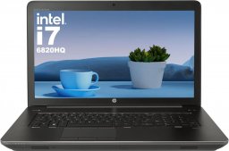 Laptop HP Zbook 17 G3 i7-6820HQ 16GB 512GB SSD 17" 1600x900 Windows 11 Pro Aluminium