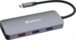 Stacja/replikator Verbatim CMH-09 USB-C (32152)