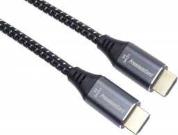 Kabel PremiumCord PREMIUMCORD Kabel HDMI 2.1 High Speed + Ethernet kabel 8K@60Hz, zlacené konektory, 0,5m