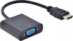 Kabel PremiumCord PremiumCord převodník HDMI na VGA se zvukem 3,5mm stereo jack, černá