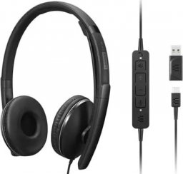 Słuchawki Lenovo Lenovo | ANC Headset Gen2 (Teams) | 4XD1M45627 | Wired | Black