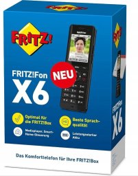 Smartfon AVM AVM FRITZ!Fon X6 schwarz