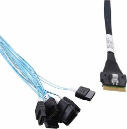 Microchip Adaptec Kabel SFF8654-> 8xSATA intern 0.8m SlimSAS - SATA (RSL74-4874)