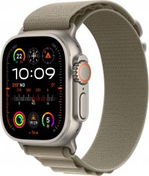 Smartwatch Apple Watch Ultra 2 GPS + Cellular 49mm Titanium Case Alpine Loop Large Zielony  (MRF03FD/A)