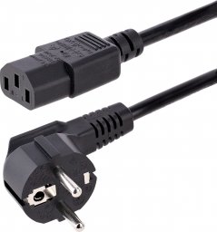 Kabel zasilający StarTech Cable StarTech EU Shuko to C13 1m Black