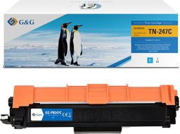 Toner G&G G&G kompatybilny toner z Brother TN247C, NT-PB247C, cyan, 2300s
