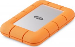 Dysk zewnętrzny SSD LaCie Rugged Mini 2TB Srebrno-pomarańczowy (STMF2000400)