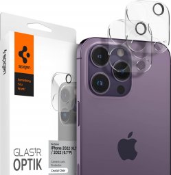  Spigen Spigen Glass tR Optik 2 Pack, crystal clear - iPhone 15 Pro/15 Pro Max/iPhone 14 Pro/14 Pro Max