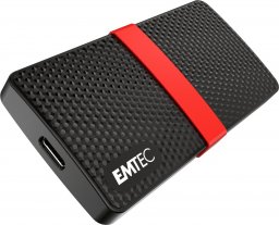 Dysk zewnętrzny SSD Emtec Portable X200 2TB Czarno-czerwony (ECSSD2TX200)