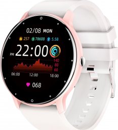 Zegarek Gravity Zegarek damski SMARTWATCH - ASPERIA - GT1-7 biały - pełny dotyk