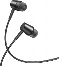 Słuchawki XO Xo Słuchawki Przewodowe Ep57 Jack 3,5Mm Dokanałowe Czarne