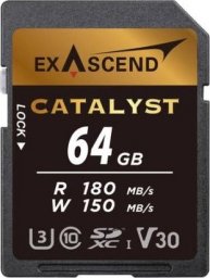 Karta ExAscend Catalyst SDXC 64 GB Class 10 UHS-I/U3 V30 (EX64GSDU1)
