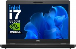Laptop Dell Latitude 5491 i7-8850H 32GB 1TB SSD GeForce MX130 FHD IPS Win11 Pro Biznesowy Ultrabook