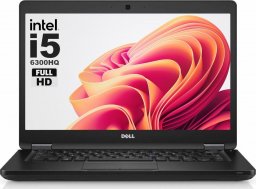 Laptop Dell Latitude E5570 i5-6300HQ 16GB 512GB SSD 15,6" 1920x1080 IPS Windows 11 Pro Bizensowy Premium