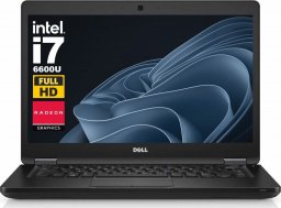 Laptop Dell Latitude E5570 i7-6600U 16GB 512GB SSD R7 M360 15,6" FHD IPS Windows 11 Pro Bizensowy Premium