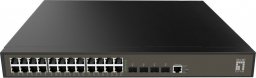 Switch LevelOne LevelOne GEL-2871 łącza sieciowe Zarządzany L2+ Gigabit Ethernet (10/100/1000) 1U Czarny