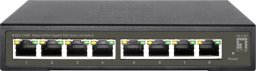 Switch LevelOne LevelOne GES-2108P łącza sieciowe Zarządzany L2 Gigabit Ethernet (10/100/1000) Obsługa PoE Czarny