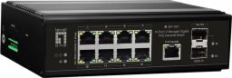 Switch LevelOne LevelOne IGP-1061 łącza sieciowe Zarządzany L2 Gigabit Ethernet (10/100/1000) Obsługa PoE Czarny
