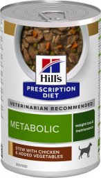 Hills Prescription Diet  	 HILL'S PD Canine Metabolic Stews 354g dla psa