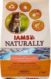  IAMS IAMS Naturally Adult Łosoś sucha karma 2,7kg dla kota