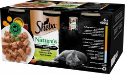 Sheba SHEBA Mix smaków w zestawie - mokra karma dla kota - 6x400 g