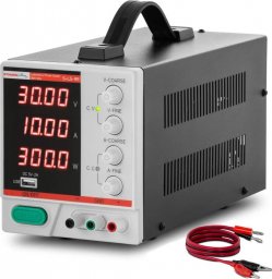  Stamos Zasilacz laboratoryjny serwisowy LED 0-30 V DC 0-10 A 300 W