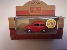  Daffi Pojazd PRL Fiat 126p czerwony