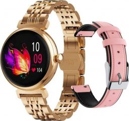 Smartwatch Rubicon RNCF21 Różowe złoto 