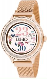 Smartwatch Liu Jo Smartwatch damski LIU JO SWLJ050 różowe złoto bransoleta