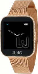 Smartwatch Liu Jo Smartwatch damski LIU JO SWLJ080 różowe złoto bransoleta