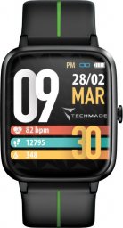 Smartwatch Techmade Smartwatch męski Techmade TM-MOVE-BKG czarny pasek