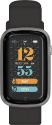 Smartwatch Techmade Smartwatch męski Techmade TM-STEPS-SILBK czarny pasek