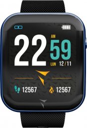 Smartwatch Techmade Smartwatch męski Techmade TM-TALK-BL czarny pasek