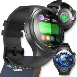 Smartwatch Active Band SMARTWATCH ZEGAREK ROZMOWY MENU POLSKIE DAMSKI MĘSKI CZARNY SPORT PL SMART DM80