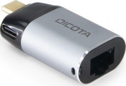 Adapter USB Dicota Adapter USB-C do Ethernet Mini PD 100W