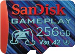 Karta SanDisk GamePlay MicroSDXC 256 GB Class 10 UHS-I/U3 A2 V30 (SDSQXAV-256G-GN6XN)